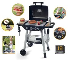 Obyčejné kuchyňky - Grill Barbecue Smoby s mechanickými funkcemi a zvukem a 18 doplňky 73 cm výška_2