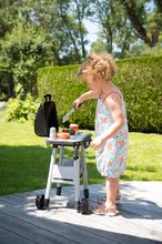 Obyčejné kuchyňky - Grill Barbecue Smoby s mechanickými funkcemi a zvukem a 18 doplňky 73 cm výška_7