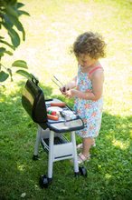 Egyszerű játékkonyhák - Grill Barbecue Smoby mechanikus funkciókkal és hanggal 18 kiegészítővel 73 cm magas_10