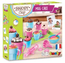 Játék cukrászda - Játékos szakács Chef Smoby Cupcake csészékben receptekkel és sütőformákkal 5 évtől_3