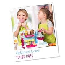 Konditorei für Kinder - Eisdiele Spiel-Kochbuch Chefkoch Ice Cream Factory Smoby Rezepte und Formen zur Herstellung von Eiscreme und Eis am Stiel ab 5 Jahren_3