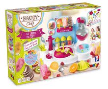 Cofetărie pentru copii - Aparat de înghețată Bucătarul jucăuș Chef Ice Cream Factory Smoby rețete și forme pentru realizarea înghețatei de la 5 ani_6
