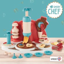 Detská cukráreň - Hravá kuchárka s receptami pre deti Chef Easy Biscuits Factory Smoby na prípravu drobných koláčov s ozdobami od 5 rokov_0