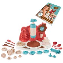 Dětská cukrárna - Hravá kuchařka s recepty pro děti Chef Easy Biscuits Factory Smoby pro přípravu drobných koláčů s ozdobami od 5 let_2