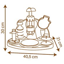 Kuhinje za otroke kompleti - Komplet elektronska kuhinja s pralnim strojem in likalno desko Tefal Cleaning Kitchen 360° Smoby in igriva kuharica za pripravo kolačkov ter kozmetični kovček 3v1_36