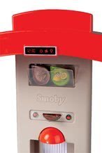 Egyszerű játékkonyhák - Szett összecsukható játékkonyha Tefal Opencook Smoby piros kávéfőzővel és hűtővel és kisszék asztalkával_8