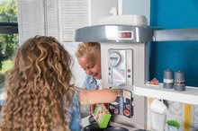 Játékkonyha szettek - Szett korral növekvő játékkonyha folyó vízzel Tefal Evolutive Smoby és Tefal mikró kenyérpirítóval és kisszék KidChair_47