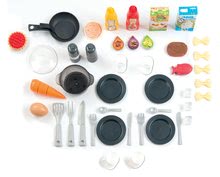 Kuchynky pre deti sety - Set kuchynka rastúca s tečúcou vodou Tefal Evolutive Grand Chef Smoby a traktor Claas Farmer na šliapanie s prívesom a tabuľou_2