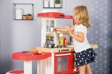 Elektronikus játékkonyhák - Korral növekvő játékkonyha folyó vízzel Tefal Evolutive Gourment Smoby mikróval és taburettekkel_19