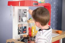 Kuchynky pre deti sety - Set kuchynka rastúca s tečúcou vodou Tefal Evolutive Grand Chef Smoby a traktor Claas Farmer na šliapanie s prívesom a tabuľou_19