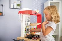 Kuchynky pre deti sety - Set kuchynka rastúca s tečúcou vodou Tefal Evolutive Grand Chef Smoby a traktor Claas Farmer na šliapanie s prívesom a tabuľou_21