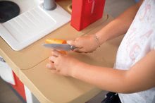 Kuchynky pre deti sety - Set kuchynka rastúca s tečúcou vodou Tefal Evolutive Grand Chef Smoby a traktor Claas Farmer na šliapanie s prívesom a tabuľou_27