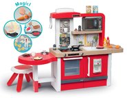 Elektronische Spielküchen - Set Küche erweitbar mit fließendem Wasser und Mikrowelle Tefal Evolutive Smoby und ein 100-teiliges Set Obst, Gemüse und Lebensmittel als Geschenk_2