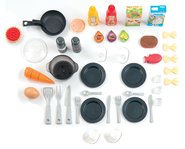 Elektronické kuchyňky - Kuchyňka rostoucí s tekoucí vodou a mikrovlnkou Tefal Evolutive Gourment Smoby se židlí a stolečkem_2