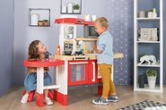 Spielküchensets - Küchenset mitwachsend mit fließendem Wasser und Mikrowelle Tefal Evolutive Smoby und Black+Decker Werkstatt mit Faltwagen_32