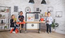 Kuchynky pre deti sety - Set reštaurácia s elektronickou kuchynkou Chef Corner Restaurant Smoby a pracovná dielňa Cars s elektronickým trenažérom_22