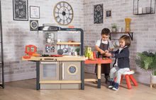 Kuchynky pre deti sety - Reštaurácia s elektronickou kuchynkou Chef Corner Restaurant Smoby na záhrade_62