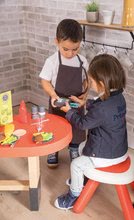Kuchyňky pro děti sety - Set restaurace s elektronickou kuchyňkou Chef Corner Restaurant Smoby s koutkem kavárnou s židlemi_91
