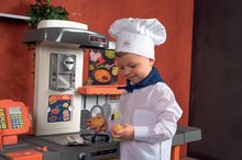 Kuchyňky pro děti sety - Set restaurace s elektronickou kuchyňkou Kids Restaurant a domeček pro panenku Smoby trojkřídlý s noční lampičkou_11