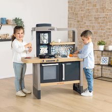 Spielküchensets - Elektronische Küche mit einstellbarer Höhe Tefal Evolutive und Arbeitstisch Smoby Dreiflügeliges Mega Center_7