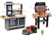 Spielküchensets - Elektronische Küche mit einstellbarer Höhe Tefal Evolutive und Arbeitsplatte Smoby elektronische und LKW mit Koffer_22