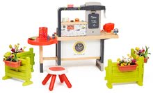 Spielküchensets - Restaurant mit elektronischer Küche Chef Corner Restaurant Smoby im Garten_1