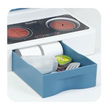 Einfache Spielküchen - Reiseküche Cook&Go Blue Smoby klappbar mit Funktionen und 17 Zubehörteilen_2