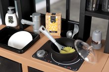 Obyčajné kuchynky - Kuchynka moderná Loft Industrial Kitchen Smoby s kávovarom a funkčnými spotrebičmi a 32 doplnkami 50 cm pracovná doska_3