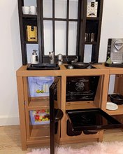 Egyszerű játékkonyhák - Modern játékkonyha Loft Industrial Kitchen Smoby kávéfőzővel működő készülékekkel és 32 kiegészítővel 50 cm munkafelület_28