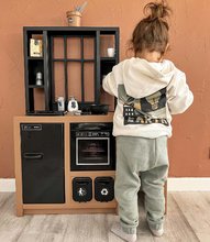 Obyčajné kuchynky - Kuchynka moderná Loft Industrial Kitchen Smoby s kávovarom a funkčnými spotrebičmi a 32 doplnkami 50 cm pracovná doska_32