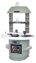 Bucătării simple de jucărie - Bucătărie Nova Kitchen Smoby într-un design minimalist cu 13 accesorii, înălțime 78 cm_1