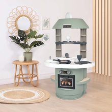 Bucătării simple de jucărie - Bucătărie Nova Kitchen Smoby într-un design minimalist cu 13 accesorii, înălțime 78 cm_3