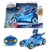 Mașini cu telecomandă - Mașinuță cu telecomandă RC PJ Masks Cat Car Jada albastră 19 cm lungime_6