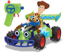 Vozila na daljinsko upravljanje - Autíčko na diaľkové ovládanie RC Toy Story Buggy Jada s figúrkou Woody dĺžka 20 cm od 4 rokov D3154001_1