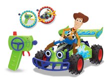 Mașini cu telecomandă - Mașinuță cu telecomandă RC Toy Story Buggy Jada cu figurina Woody 20 cm lungime de la 4 ani_2