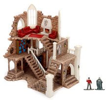 Sběratelské figurky - Stavebnice Nebelvírská věž Harry Potter Gryffindor Tower Jada s otevíratelnými dveřmi 29 dílů se 2 figurkami od 5 let_0