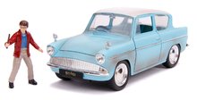 Modely - Autko Ford Anglia 1959 z figurką Harry Potter Jada metalowe z otwieranymi drzwiami o długości 19 cm 1:24_0
