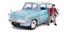 Modeli avtomobilov - Avtomobilček Ford Anglia 1959 s figúrkou Harry Potter Jada kovinski z odpirajočimi vrati dolžina 19 cm 1:24_1