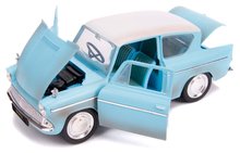 Modely - Autko Ford Anglia 1959 z figurką Harry Potter Jada metalowe z otwieranymi drzwiami o długości 19 cm 1:24_2