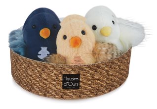 Peluche de gallina Chicks À la Campagne Histoire d’ Ours varias colores 15 cm desde 0 meses