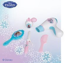 Măsuță cosmetică pentru copii - Set coafor Frozen Smoby cu uscător de păr şi bijuterie_1
