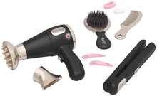 Kuchynky pre deti sety - Set kuchynka elektronická s práčkou a žehliacou doskou Tefal Cleaning Kitchen 360° Smoby a holičstvo trojkrídlové Barber a elektronický sušič na vlasy_0