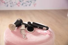 Măsuță cosmetică pentru copii - Coafor cu uscător de păr electronic My Beauty Hair Set Smoby cu perie, piaptăn și accesorii pentru păr_7