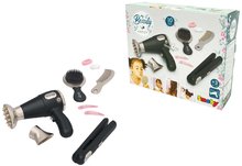 Seturi măsuțe cosmetice  - Set frizerie cu trei compartimente Barber Cut&Barber Shop Smoby și uscător electronic de păr cu cosmetică pentru unghii și pudră_63