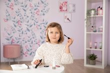 Pipereasztal szettek - Szett háromszárnyú borbélyszalon Barber Cut&Barber Shop Smoby és elektronikus hajszárító manikűrrel kozmetikával és púderrel_46