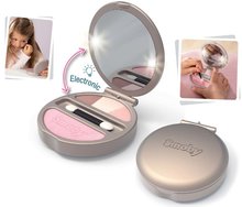 Kozmetický stolík pre deti - Púder na tvár My Beauty Powder Compact Smoby so zrkadielkom a svetlom a tiene na oči_0