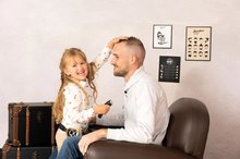 Kozmetički stolići setovi - Set trokrilna brijačnica Barber Cut&Barber Shop Smoby i kozmetički kovčeg 3u1 te brijački remen elektronički_41