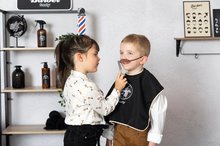 Coiffeuse pour enfants - Ensemble de rasage pour barbiers Barber&Cut First Beard Smoby avec un chapeau et un imperméable 5 accessoires_1
