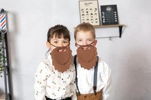 Coiffeuse pour enfants - Ensemble de rasage pour barbiers Barber&Cut First Beard Smoby avec un chapeau et un imperméable 5 accessoires_15