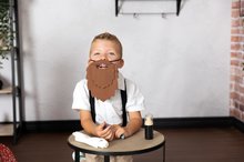 Coiffeuse pour enfants - Ensemble de rasage pour barbiers Barber&Cut First Beard Smoby avec un chapeau et un imperméable 5 accessoires_18